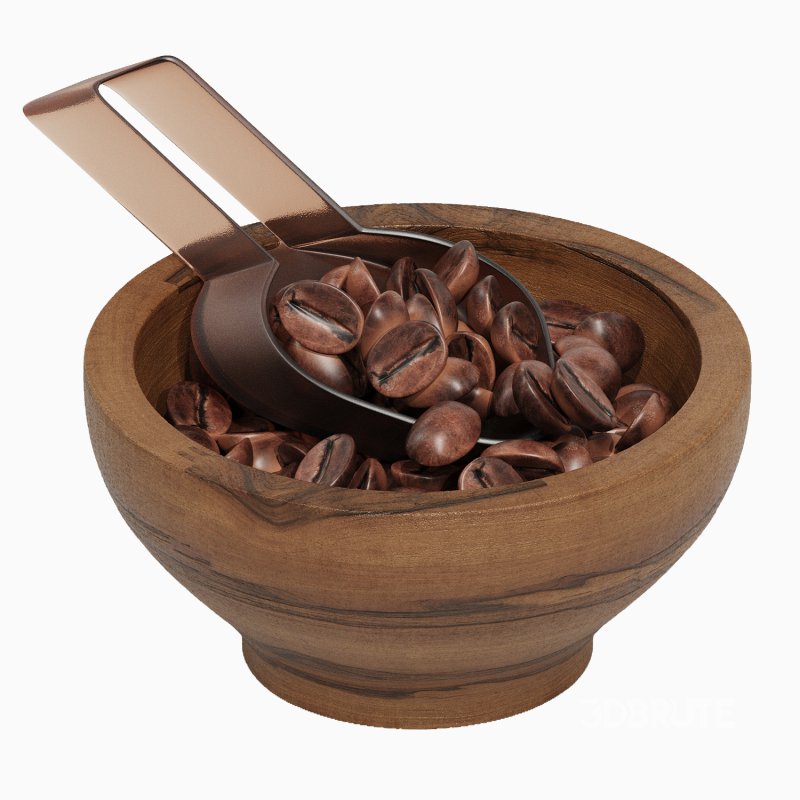 Wood Centerpiece with Coffe Image 3