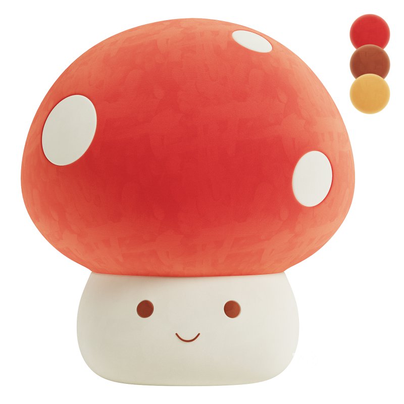 Spotted Mushroom Kids Animal Toy Image 1