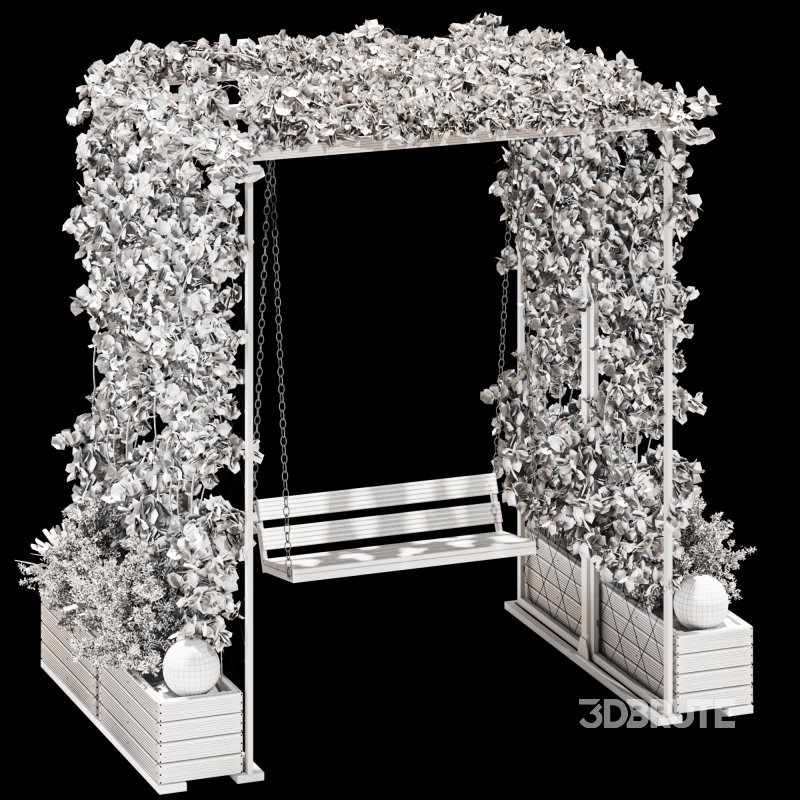 Ivy Plants Garden and Gazebo Swing Image 5