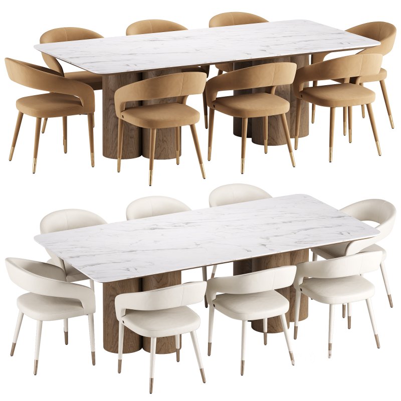 Moulin Dining Chair and Terzetto Pandora Table Image 3