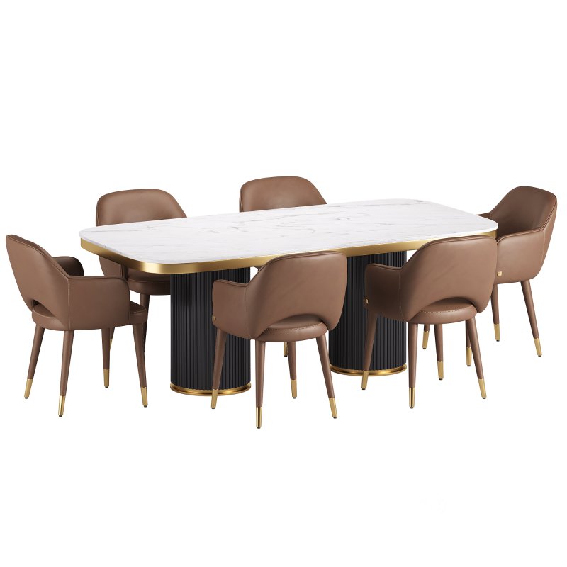 Adrianna Dining Chair and Archie Dining Table Image 7