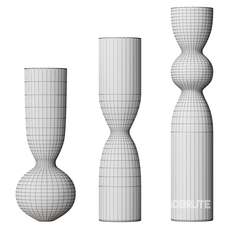 Canopy Trio Recycled Glass Vases Set by West Elm Image 2