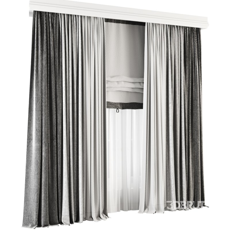 Roman and Cotton Curtain 022 Image 1