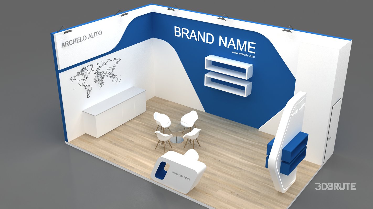 3d booth stand Image 7