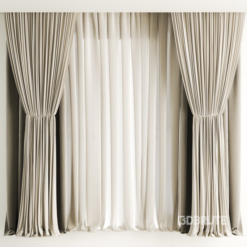 Silk and Cotton Curtain 039 Image 1