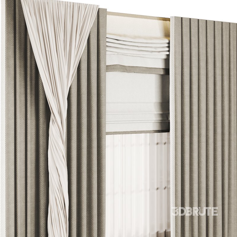 Silk and Cotton Curtain 050 Image 3