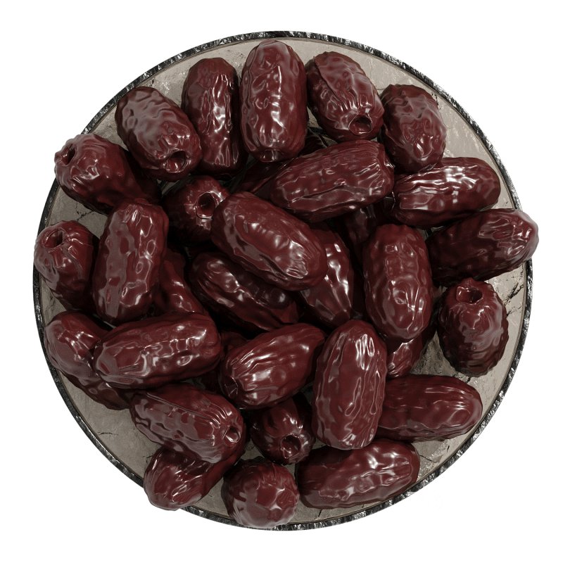 Low Glass Bowl Centerpiece with Arabic Persimmons Image 2