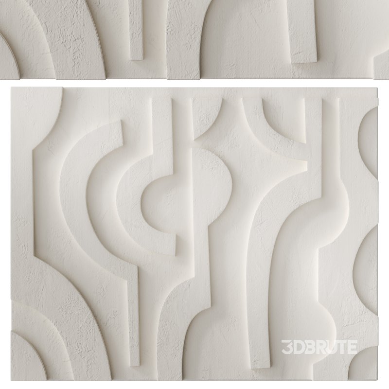 Decorative panel 3D ART RELIEF 06 Image 1