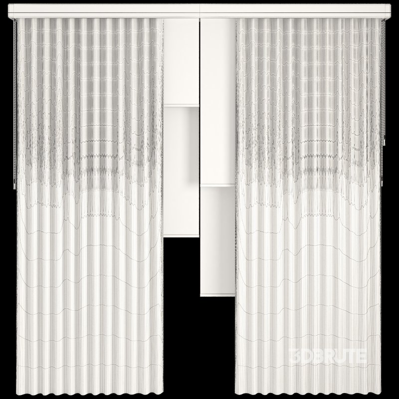 Silk and cotton curtain 021 Image 5