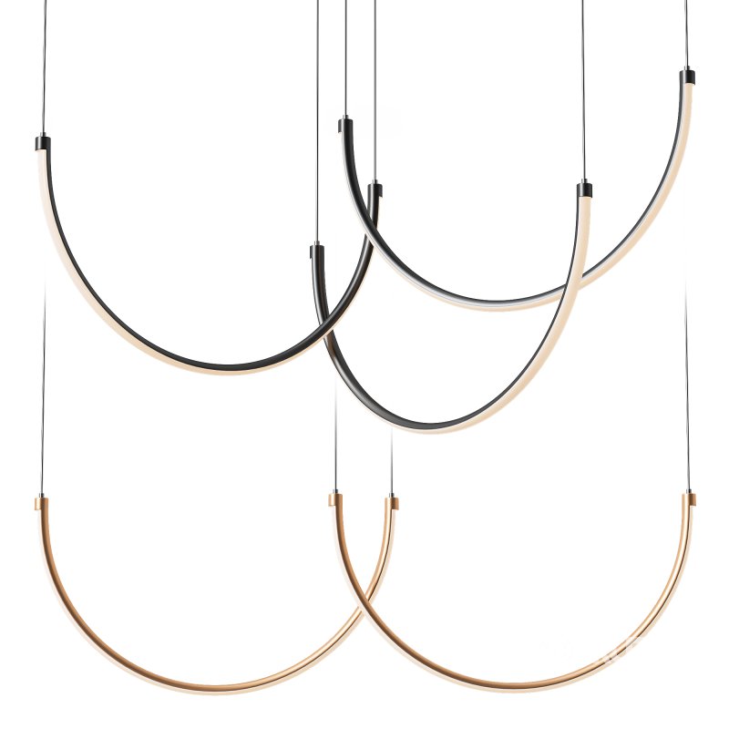 Line Led Chandelier Image 1