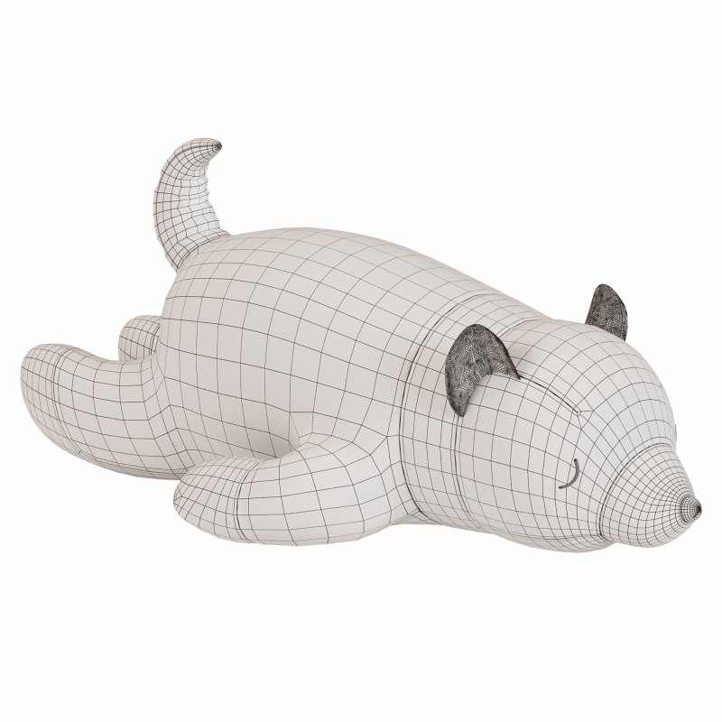 Shiba Dog Slepping Toy Image 3