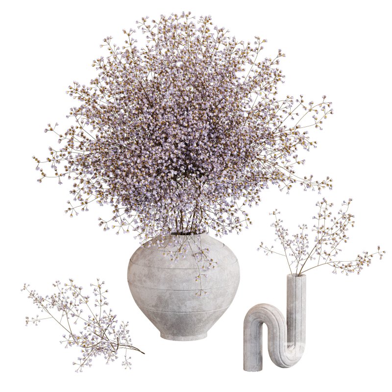 Minimal Bloom Gypsophila Arrangement Image 1