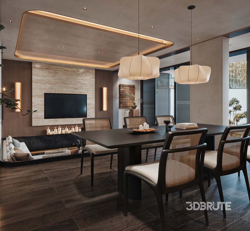 living room dining room Image 1