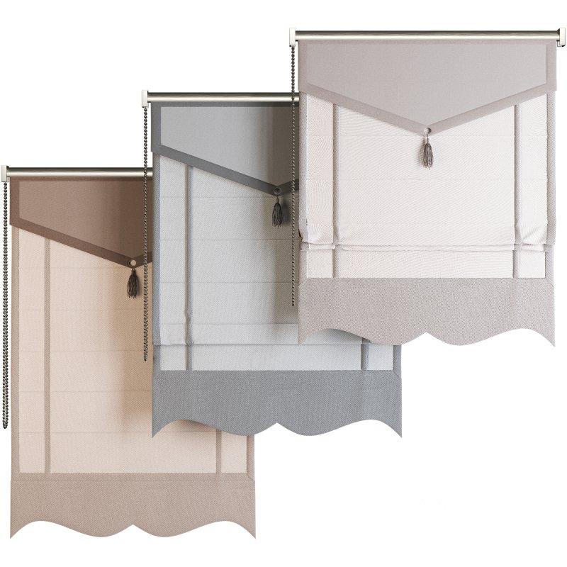 Roman Blinds Curtain Set 044 Image 2