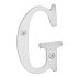 Letter G House Letters Solid Bright Brass - Thumbnail 6
