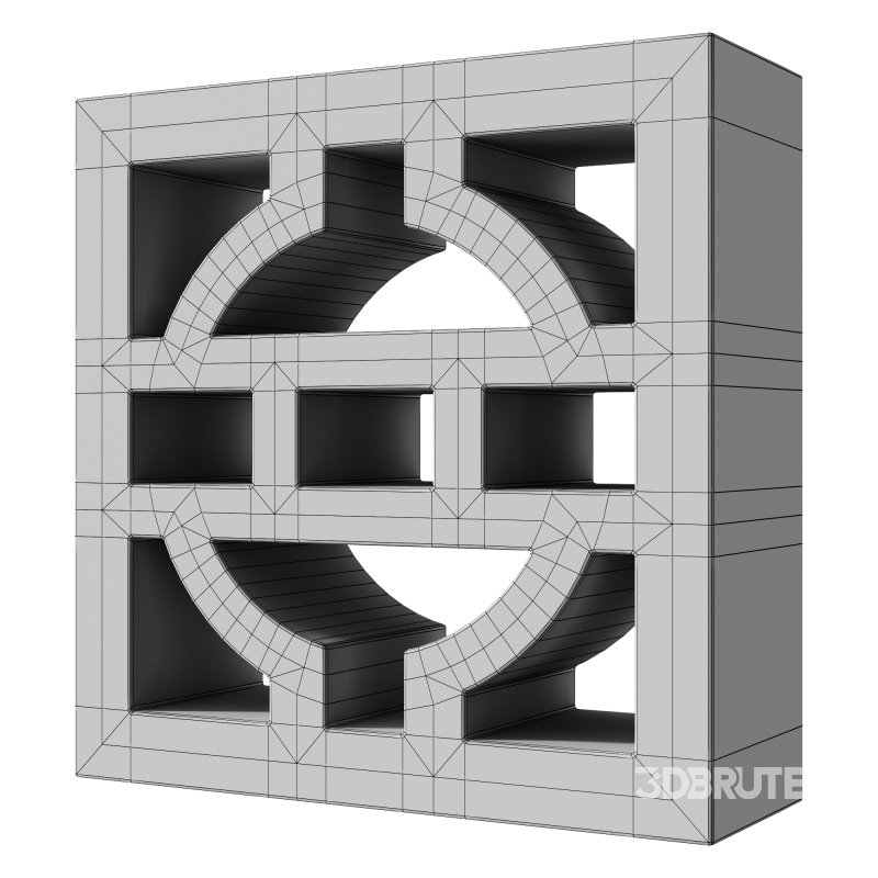 Modular Wall 19 Lantern White by Tesselle Image 3