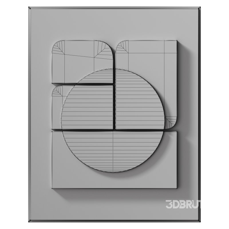 Decorative panel 3D ART RELIEF 05 Image 7