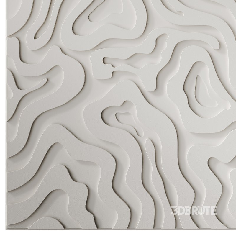 Decorative panel 3D ART RELIEF 07 Image 2