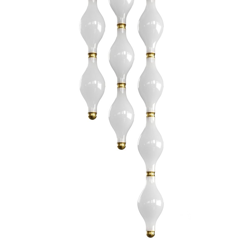 Dewy vertical pendant light by Euroluce vol 6 Image 3