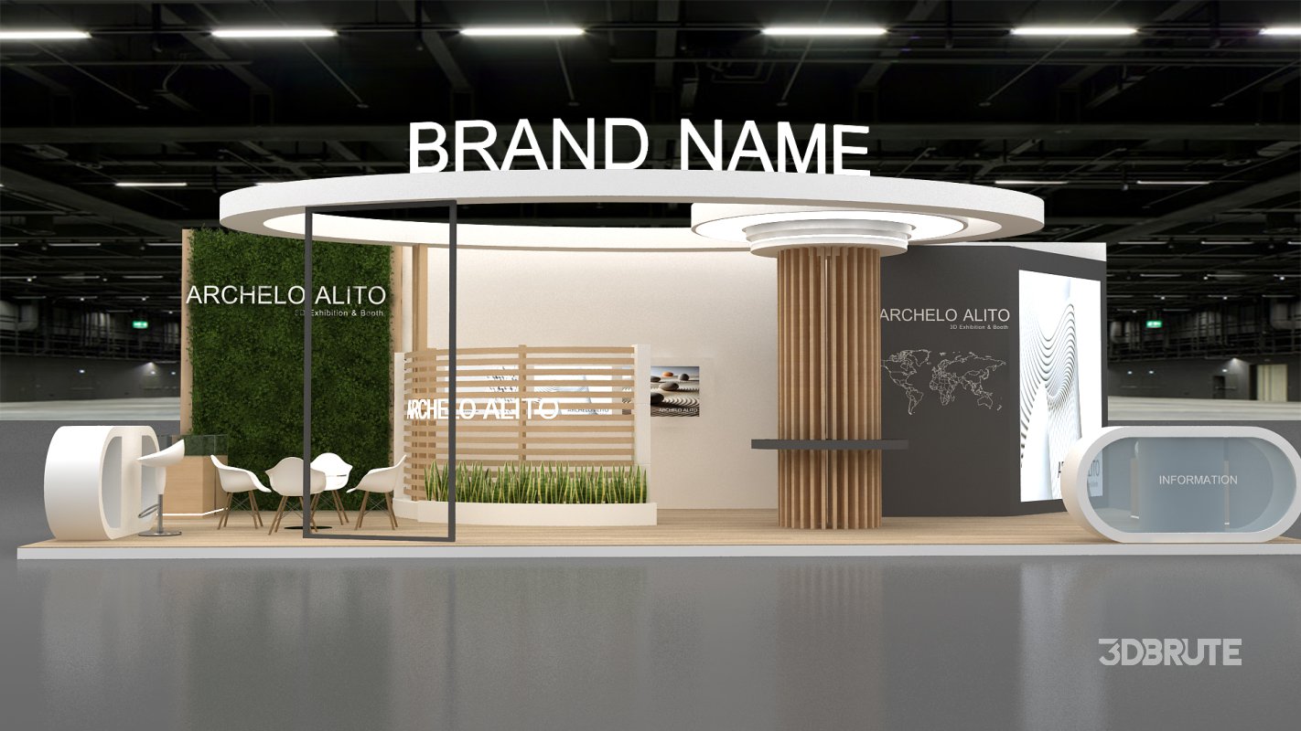 3d exhibition booth stand tradeshow Image 1