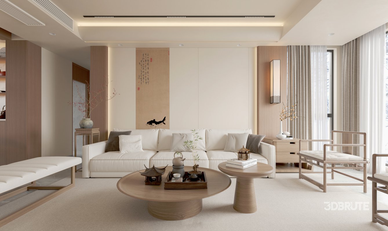 Japanese Living Room Dining Room Image 3