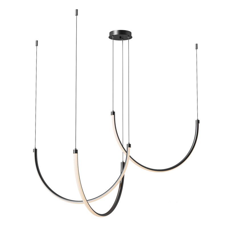 Line Led Chandelier Image 4