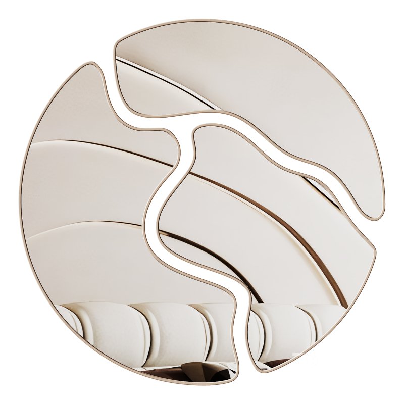 Mirror 18 Asymmetrical Round Image 1
