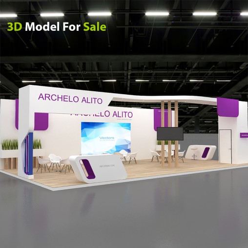 3d exhibition booth stand