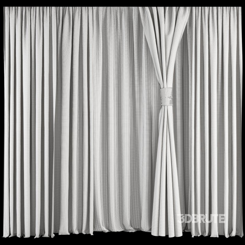 Silk and Cotton Curtain Set 73 Image 5