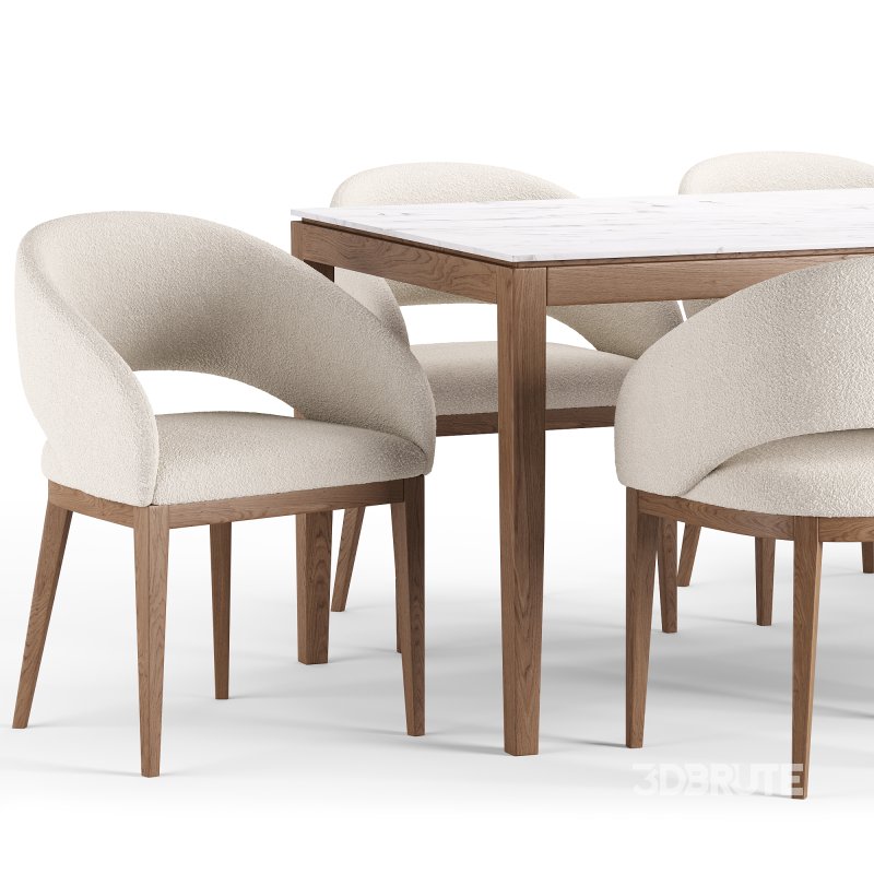 Allen Chair 2 and Jackson Dining Table Image 8