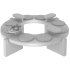 Round concrete bench for street cafe - Thumbnail 2