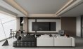 Modern living room and dining room interior scene - Thumbnail 8
