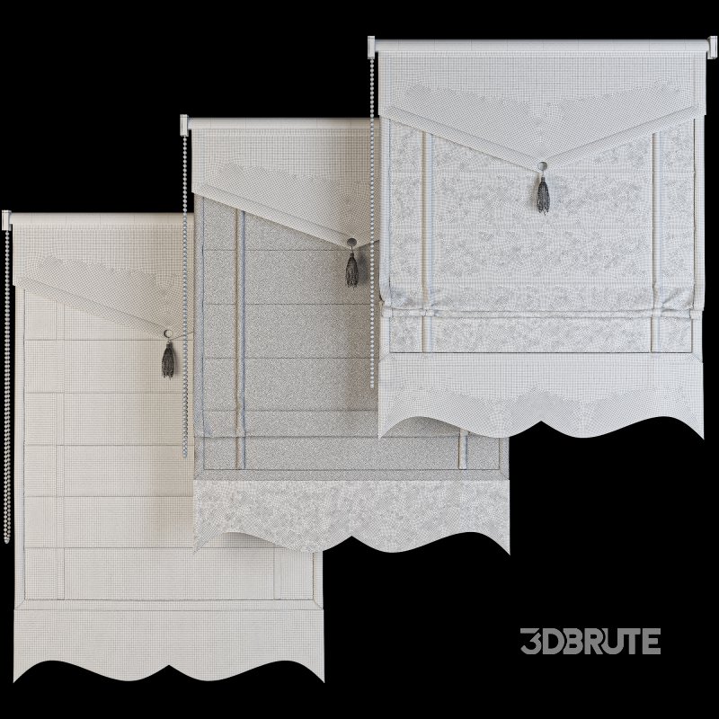 Roman Blinds Curtain Set 044 Image 3