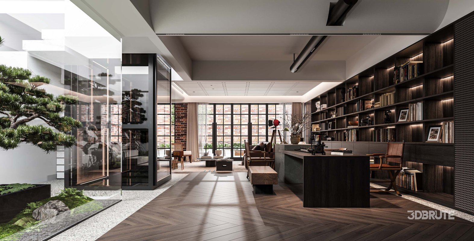 Luxurious living room and dining room Image 2