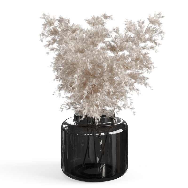 Pampas Bouquet with IKEA Vase Image 1