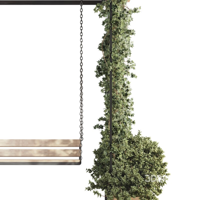 Ivy Plants Garden and Gazebo Swing 02 Image 4