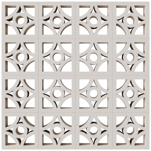 Modular Wall 17 Starlight White by Tesselle