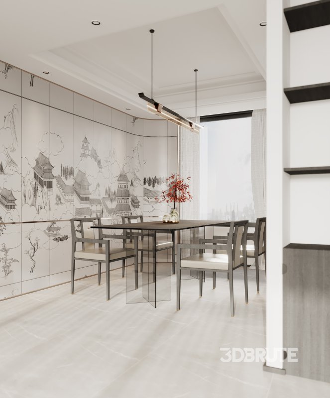 Chinese Living Room Dining Room Image 5