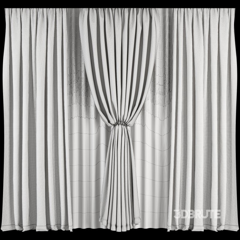 Silk and Cotton Curtain Set 75 Image 4
