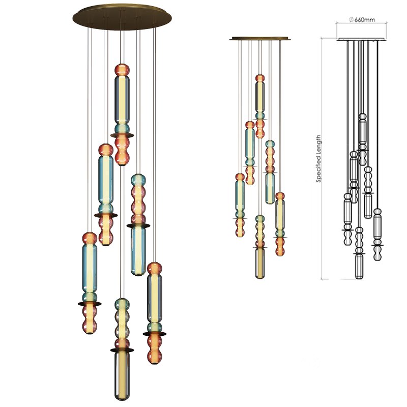 Crest & Cascade Chandelier Image 3