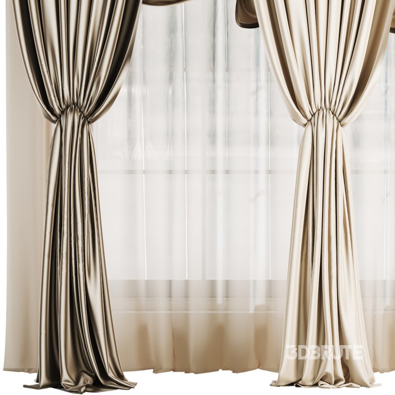 Silk and Satin Curtain 046 Image 2