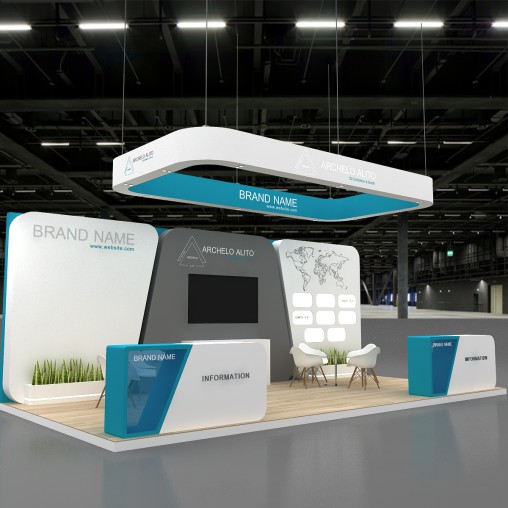 3d exhibition booth stand