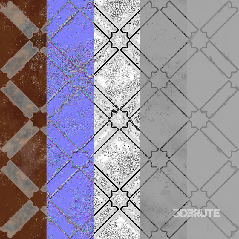 damage floor tiles Image 3