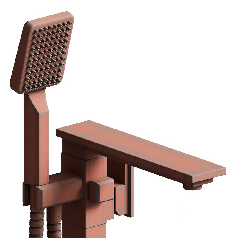 Grandeur Pietra Grey Marble Freestanding Bath 1780mm Image 5