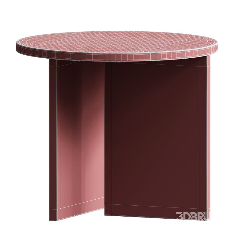 Lebanto Kyushu White Carrara Side Table Image 4