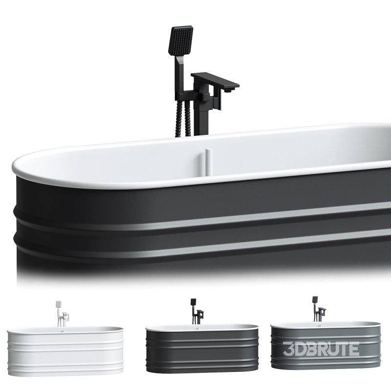 Vieques steel bathtub Patricia Urquiola Image 1