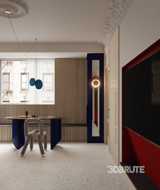 Luxurious living room and dining room Image 4