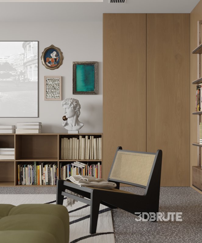 Luxurious living room and dining room bathroom Image 9