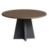 Jacob Round Dining Table with Vertex Base in Flax - Thumbnail 4