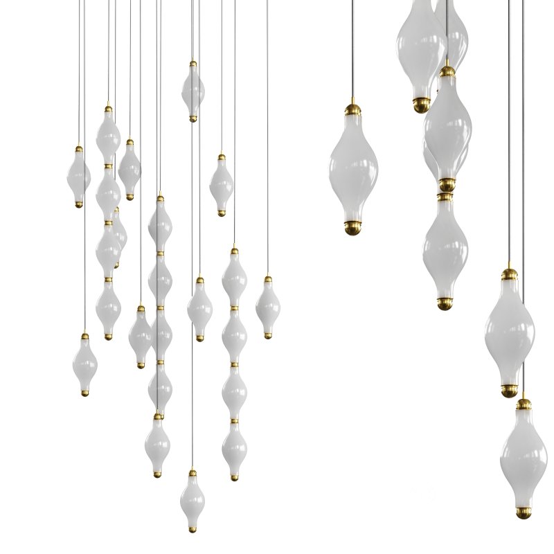 Dewy S4 Vertical vol 3 Pendant Lamp by euroluce Image 4